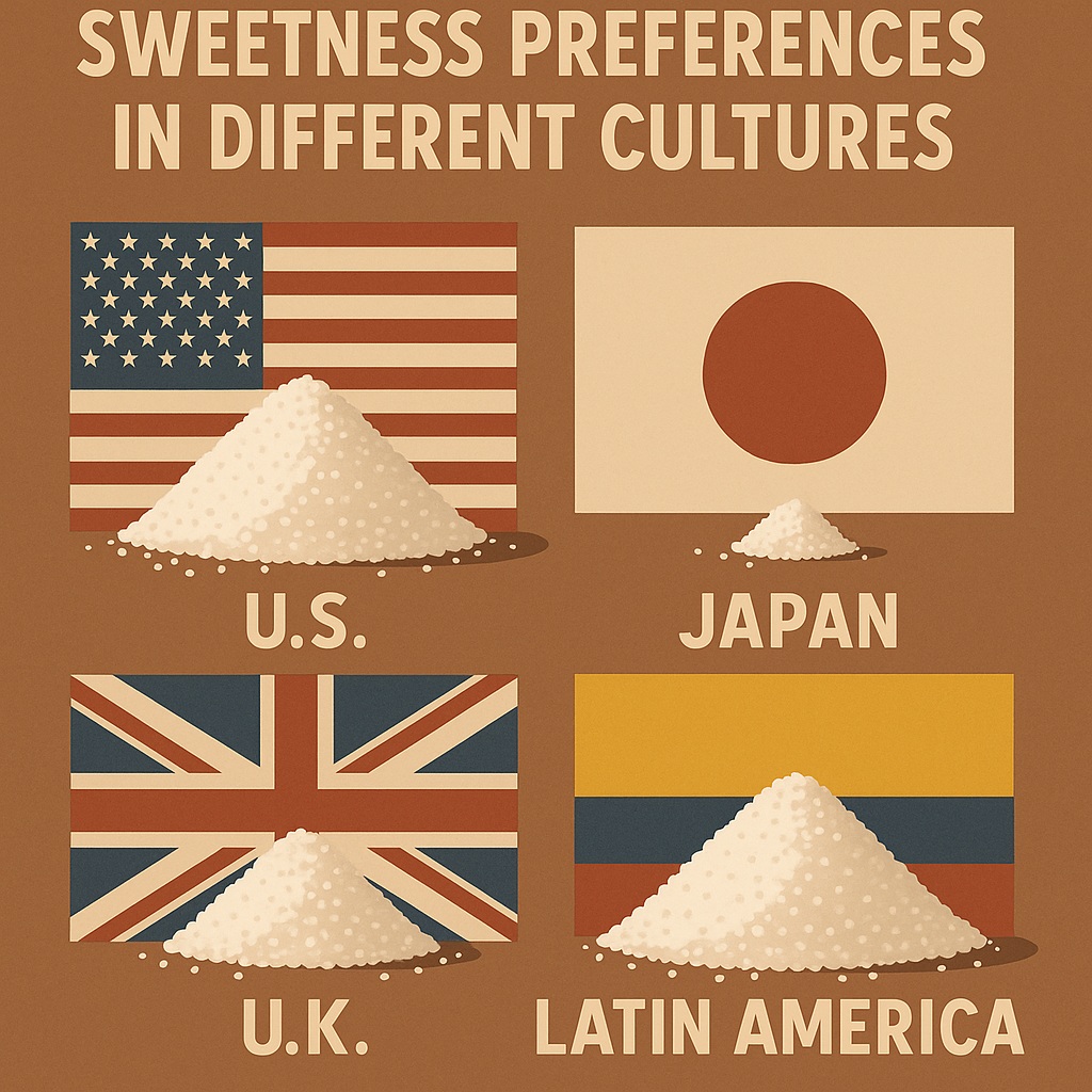 sweet by country flag